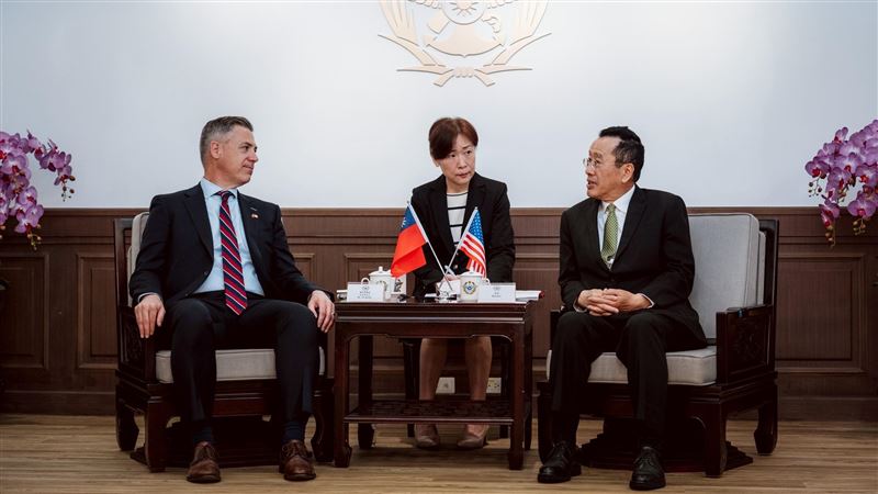 接見美訪團 顧立雄盼美加速軍售知會國會