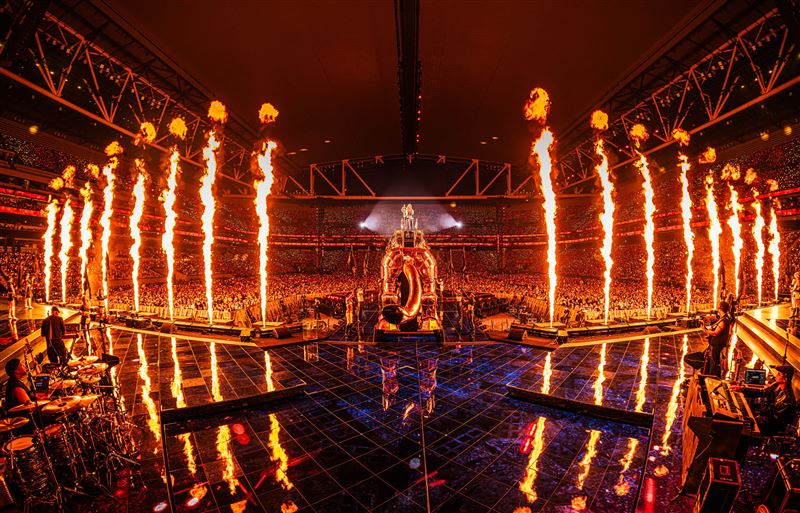 「I AM GLORIA」2.0版，舞台規模全面進化。（圖／Live Nation Taiwan提供）