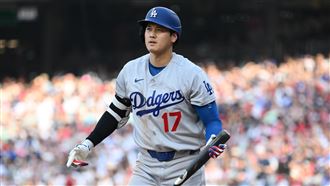 首打席選到保送　大谷連43場上壘追平朗神