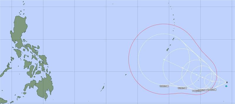 第4號「辛樂克」颱風即將形成。(圖/翻攝自台灣颱風論壇|天氣特急臉書)