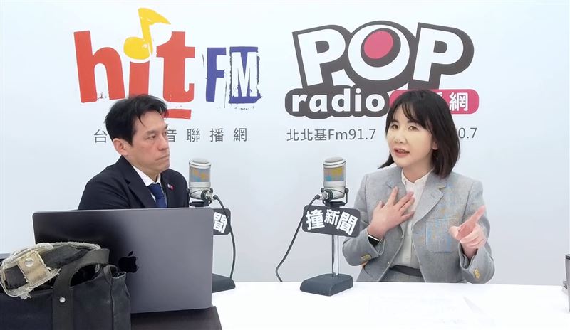 謝衣鳯今日接受媒體人黃暐瀚專訪。（圖／翻攝自POP Radio聯播網）