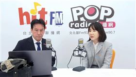謝衣鳯今日接受媒體人黃暐瀚專訪。（圖／翻攝自POP Radio聯播網） 