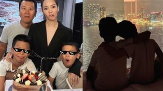 侯佩岑全家現身澳洲街頭　牽手畫面暖炸