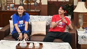 節目自開播以來話題不斷。左起錢薇娟、江宏傑。（圖／《全城地圖：最強明星隊》提供）