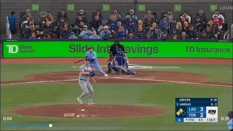 拽爾（Jack Dreyer）被敲出追平安。（圖／翻攝自MLB官網）