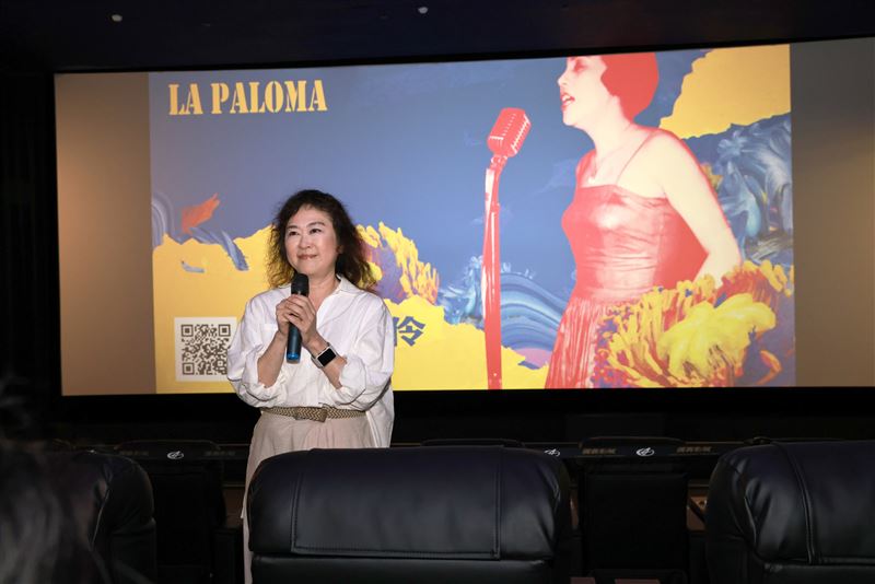 監製熊儒賢映後與觀眾分享心情。（圖／野火樂集提供）