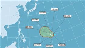 賈新興指出，今年第4號「辛樂克」颱風最快今晚生成。（圖／翻攝自中央氣象署）