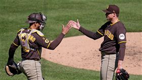 教士終結者米勒（Mason Miller）連續三振數停在11次。（圖／美聯社／達志影像）