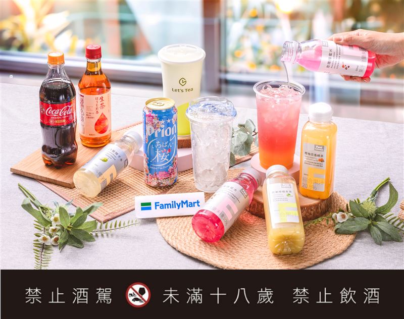 全家推出冰塊杯調飲優惠活動。（圖／品牌業者提供）