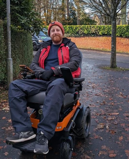 Michael Patrick罹患漸凍症，生前以輪椅代步。（圖／翻攝自IG @michaelpatrick314）