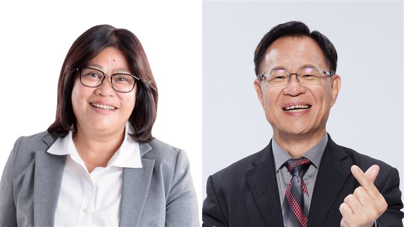 嘉義市長參選名單出爐,藍白推張啓楷(右),綠派王美惠(左)。(合成圖/翻攝自張啓楷、王美惠臉書)