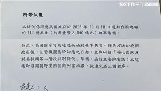 缺席軍購協商！藍營拋附帶決議「沒+N」