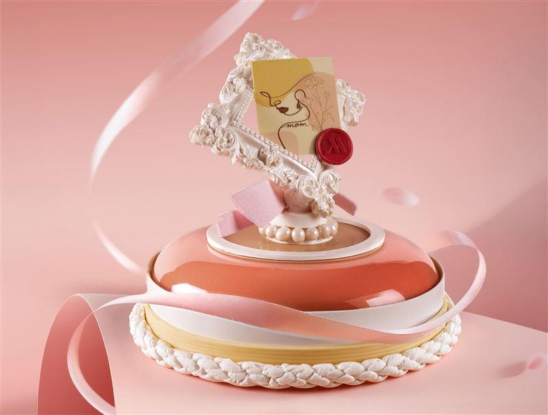 台北萬豪「銘刻永恆」母親節蛋糕(圖/飯店旅宿業者提供)