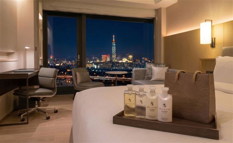 台北萬豪母親節住房專案,贈寶格麗香氛沐浴禮。(圖/飯店旅宿業者提供)