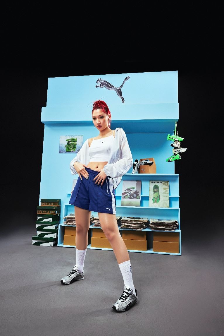 Karencici魅力解鎖H-STREET一穿就型輕盈節奏。（圖／品牌業者提供）