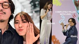 泰國導演納塔吾·彭皮里亞向女友求婚成功。（圖／翻攝自IG @bazp）