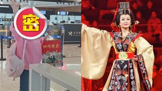 81歲潘迎紫機場蹦跳像少女！網：我不如她