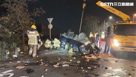 車禍,死亡,國道8號,台南(記者王紹宇攝影)
