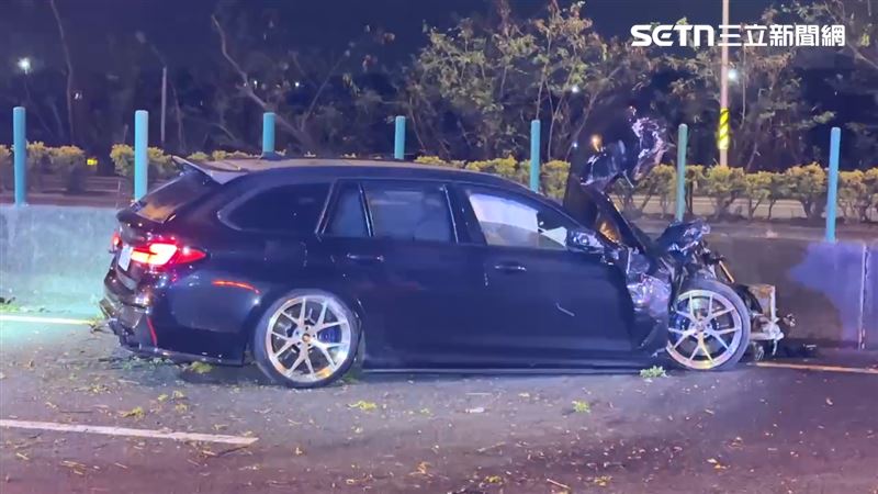 256萬BMW撞死人！駕駛國8棄車落跑