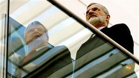 前伊朗外交部長Kamal Kharazi（右）遇襲身亡。（圖／美聯社／達志影像）