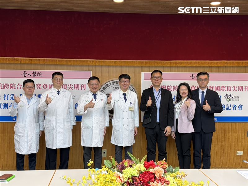 台大醫院總院與新竹台大分院組成跨領域研究團隊，成功開發出具備「可解釋性」的人工智慧預測模型。（圖／記者簡浩正攝影）