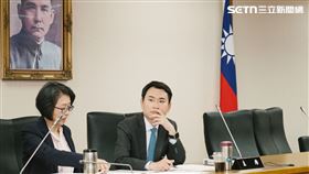 陳冠廷表示，協商將交由立法院長韓國瑜召開，只能盡量控制能控制的，全力推進軍購條例審查。（圖／記者楊士誼攝影）