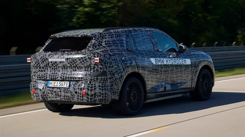 BMW iX5 Hydrogen氫動力休旅。（圖／翻攝BMW網站）