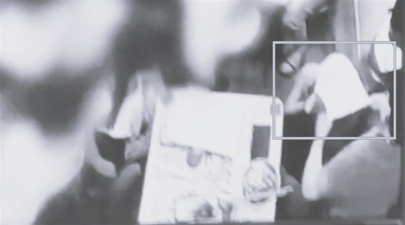 女童被施暴過程被監視器拍下。（圖／劉美芳辦公室提供）