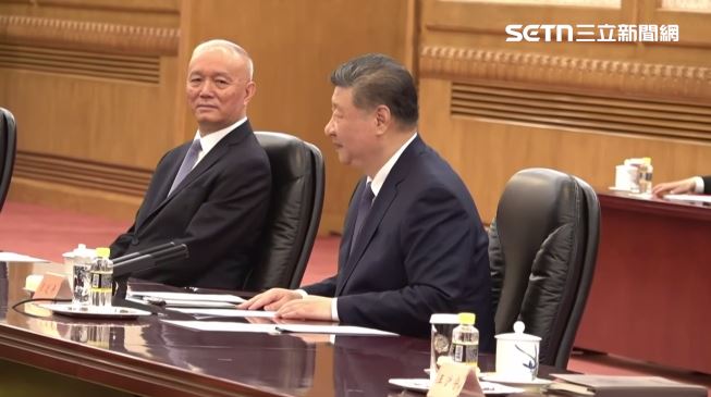 鄭習會，習近平談話：把兩岸關係未來牢牢掌握在中國人自己的手中（圖／翻攝畫面）