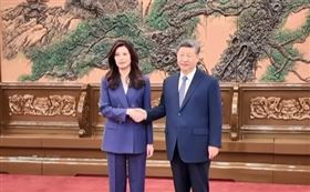 鄭習會，鄭麗文習近平（圖／翻攝畫面