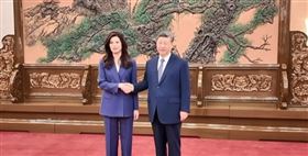 鄭習會，鄭麗文習近平（圖／翻攝畫面