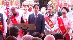 賴清德西來庵參香祈福（圖／翻攝畫面）