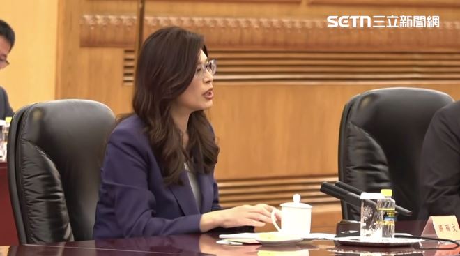 鄭麗文在鄭習會發表談話（圖／翻攝畫面）