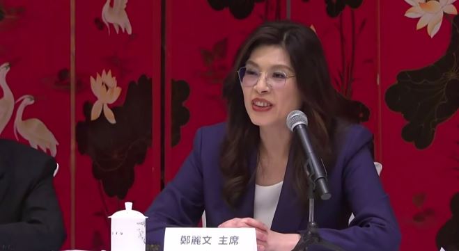 鄭麗文自信認為鄭習會是選舉大利多（圖／翻攝畫面）