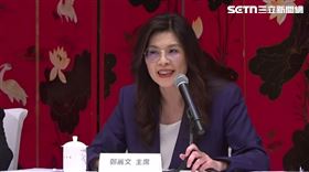 鄭習會後，鄭麗文舉行記者會接受提問（圖／翻攝畫面）