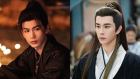 近期網路流傳，《逐玉》幕後投資與影評人程青松有所關聯，並進一步傳出導演出身於其培養體系。左為張凌赫、右為于朦朧。（圖／翻攝自微博）