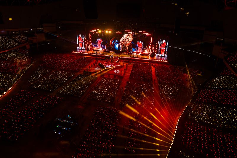 鄧紫棋在台北大巨蛋舉辦演唱會。（圖／Live Nation Taiwan提供）