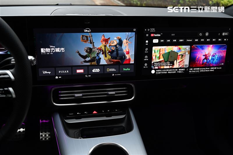 MB.OS系統提供全面的影音娛樂功能。（圖／記者鍾釗榛攝影）