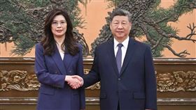 鄭習會，國民黨主席鄭麗文與中共中央總書記習近平會晤（圖／國民黨提供）