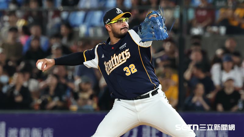 中信兄弟先發投手羅戈。（圖／記者劉彥池攝影）