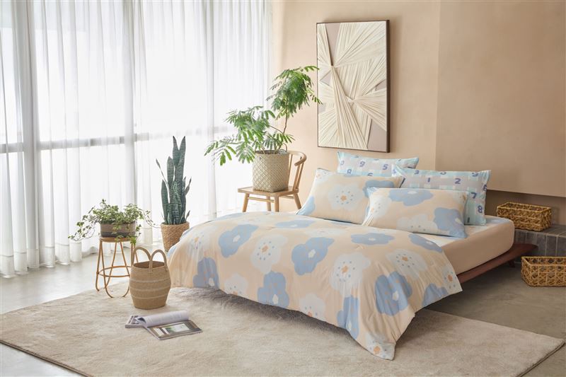 HOLA推出全球唯一的「SOU・SOU涼感寢具系列」。（圖／品牌業者提供）