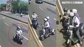 車禍,罐頭塔,監視器,花柱,告別式,殯儀館,台南,三寶（圖／大忠里長許智雄提供）