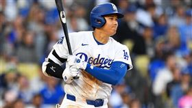 大谷翔平連續44場上壘創日籍選手第一人。（圖／美聯社／達志影像）