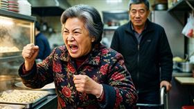 老婦,阿嬤,老夫妻,吵架,鬧事,阿公阿嬤。（示意圖／AI生成圖）