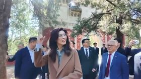 鄭麗文參訪孫文衣冠塚。（圖／翻攝畫面）