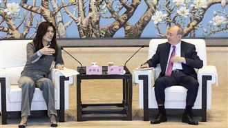 見鄭麗文　北京市委書記喊為國家統一奮鬥