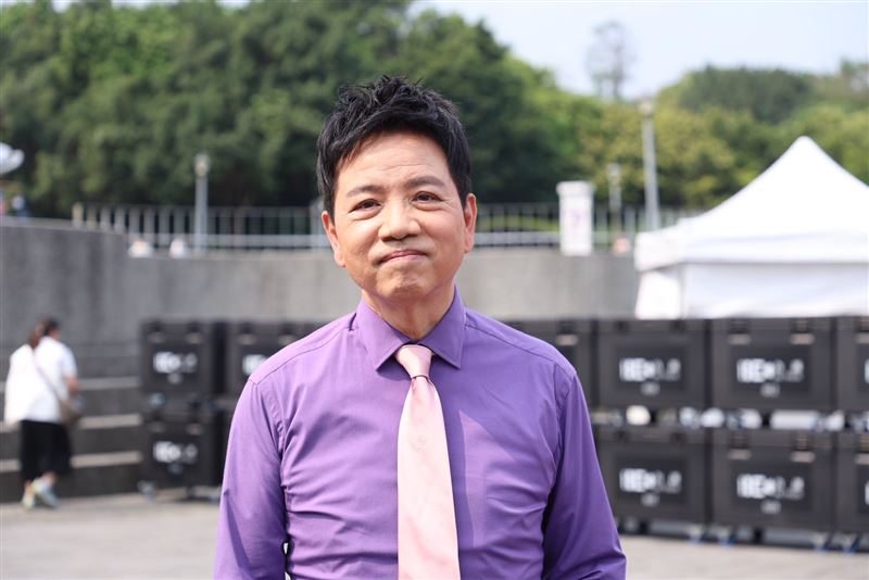 陳凱倫主持「玉梅十周年紀念音樂會」。（圖／記者鄭孟晃攝影）