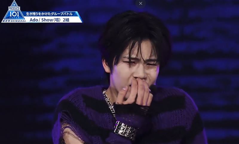 參賽者因結尾妖精的動作引發爭議。（圖／翻攝自X平台 @_LAPONE_ENT_）