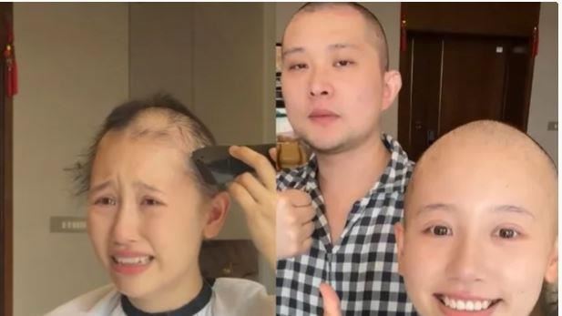 網紅淋巴癌化療剃頭 尪也理光頭畫面曝光