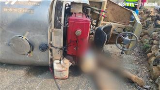 新／農用車翻了「重壓頭腰」　他當場氣絕